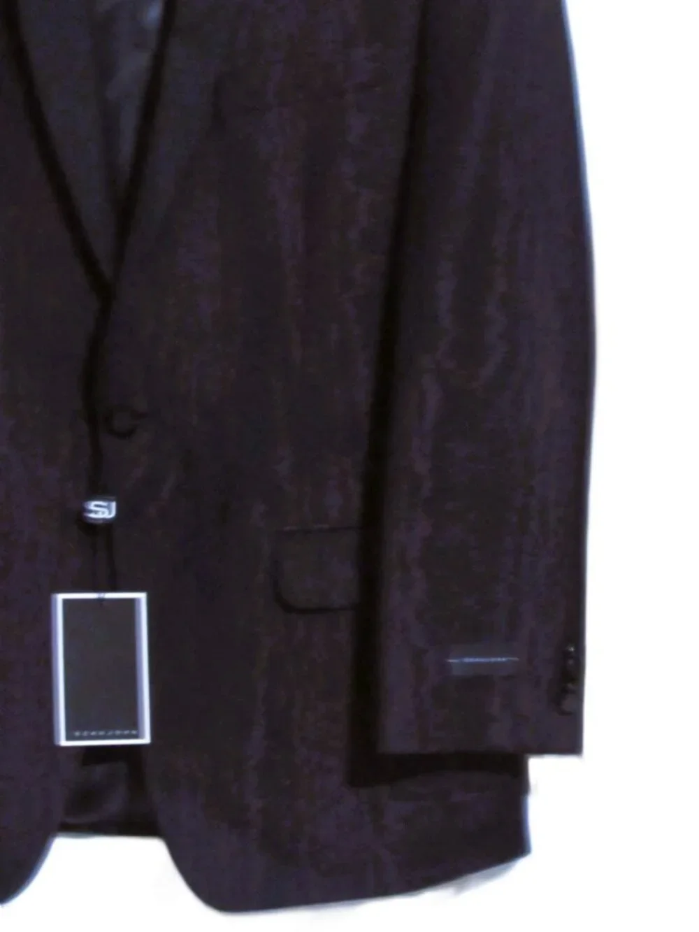 NWT Men's SEAN JOHN aka DIDDY Black & Purple Jacket Sport Coat ORIG $360